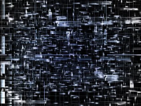 Visualization of the Network Stockillustratie