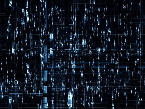 Visualization of the Network 스톡 일러스트