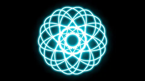 Visualization of numbers with Doodle. Pattern 0.19 Stock Footage 331796065