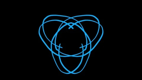 Visualization of numbers with Doodle. Pattern 0.32.017.120 Stock Footage 332366838