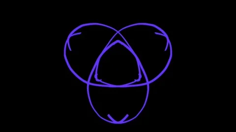 Visualization of numbers with Doodle. Pattern 0.32.019.105 Vídeos de archivo 332366841