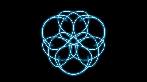 Visualization of numbers with Doodle. Pattern 0.34.002.117 Video stock 332366857