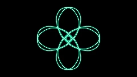 Visualization of numbers with Doodle. Pattern 0.4.022.27 Stock Footage 331806724