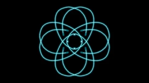 Visualization of numbers with Doodle. Pattern 0.4.032.14 Stock Footage 331791981