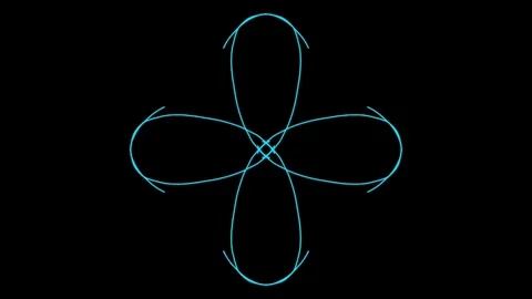 Visualization of numbers with Doodle. Pattern 0.42.030.16 스톡 동영상 331792349