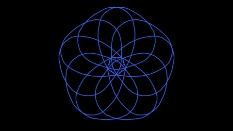 Visualization of numbers with Doodle. Pattern 0.5.033.66 Stock Footage 331930373