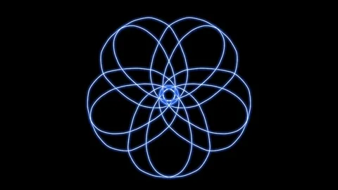 Visualization of numbers with Doodle. Pattern 0.52.023.64 Stock Footage 331928440