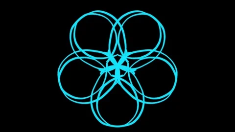 Visualization of numbers with Doodle. Pattern 0.52.025.15 스톡 동영상 331792122