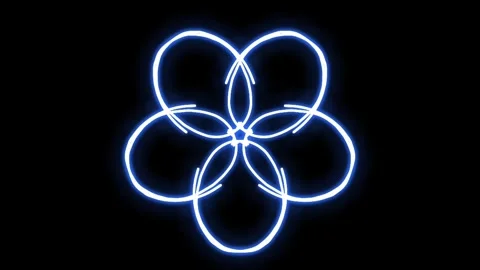 Visualization of numbers with Doodle. Pattern 0.52.031.62 스톡 동영상 331926978