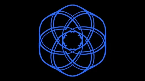 Visualization of numbers with Doodle. Pattern 0.62.68 Stock-Footage 331933544