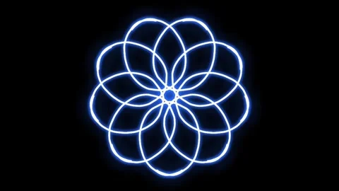 Visualization of numbers with Doodle. Pattern 0.92.69 Stock Footage 331933561