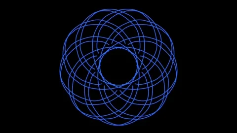 Visualization of numbers with Doodle. Pattern 0.92.72 스톡 동영상 331933546