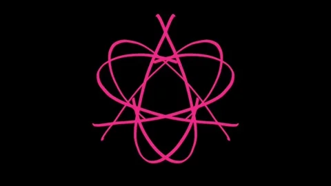 Visualization of numbers with Doodle. Pattern 0.b213.155 Video stock 332366850