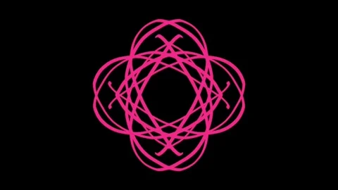 Visualization of numbers with Doodle. Pattern 0.b214.144 Vídeos de archivo 332980027