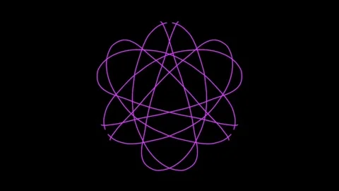 Visualization of numbers with Doodle. Pattern 0.c113.95 Vídeos de archivo 331933585