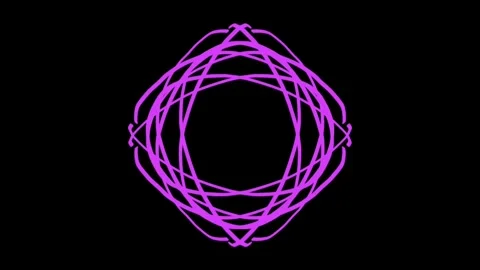 Visualization of numbers with Doodle. Pattern 0.c214.101 Vídeos de archivo 332980021