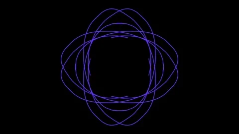 Visualization of numbers with Doodle. Pattern 0.d114.135 Video stock 332980019