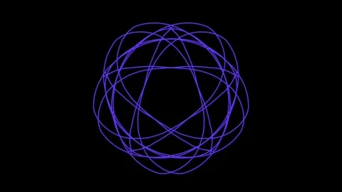 Visualization of numbers with Doodle. Pattern 0.d115.147 Vídeos de archivo 332986810