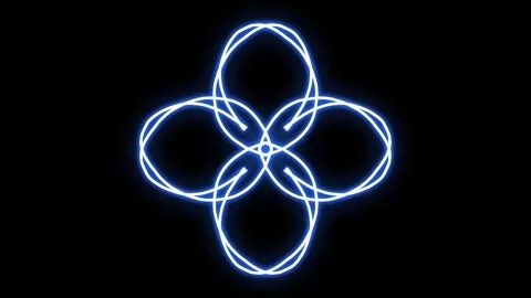 Visualization of numbers with Doodle. Pattern 0.e414.74 Vídeo Stock 331933554