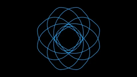 Visualization of numbers with Doodle. Pattern 0.f114.142 Vídeos de archivo 332980025