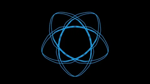 Visualization of numbers with Doodle. Pattern 0.f115.153 Vídeo Stock 332986826