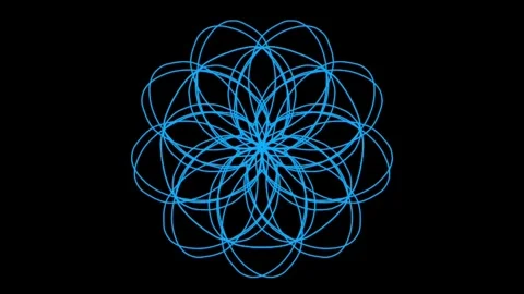 Visualization of numbers with Doodle. Pattern 0.f129.139 Видео 333783539