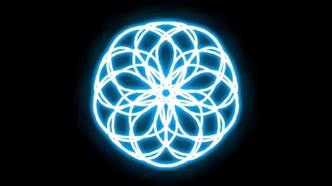 Visualization of numbers with Doodle. Pattern 0.f425.114 Video stock 332986831