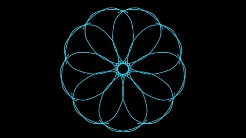 Visualization of numbers with Doodle. Pattern 0.g119.17 Vídeos de archivo 331792683