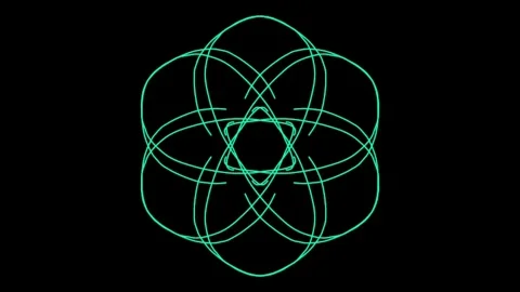 Visualization of numbers with Doodle. Pattern 0.h116.34 Vídeos de archivo 331813623