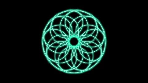 Visualization of numbers with Doodle. Pattern 0.h319.30 Vidéo 331812544