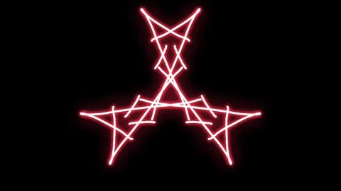 Visualization of numbers with Doodle. Pattern 1-1 Video stock 331652647