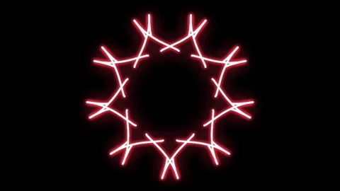 Visualization of numbers with Doodle. Pattern 1.9.000.5 Stock Footage 331652649