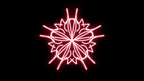 Visualization of numbers with Doodle. Pattern 2-5 Video stock 331652723