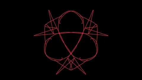 Visualization of numbers with Doodle. Pattern 2.a113.51 Stockbeeldmateriaal 334453921