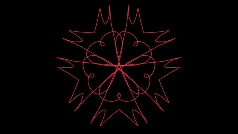 Visualization of numbers with Doodle. Pattern 2.a115.76 Stockbeeldmateriaal 334454067