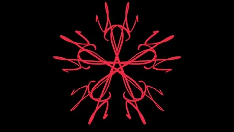 Visualization of numbers with Doodle. Pattern 2.a215.78 库存影片 334455863