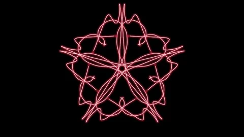 Visualization of numbers with Doodle. Pattern 2.a315.48 库存影片 334457836