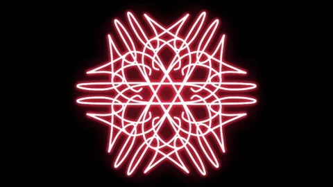 Visualization of numbers with Doodle. Pattern 2.a416.44 Vídeo Stock 334472887