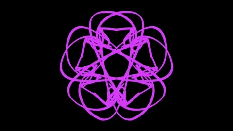 Visualization of numbers with Doodle. Pattern 2.c215.57 库存影片 334605233