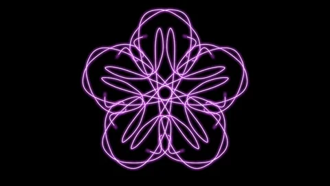 Visualization of numbers with Doodle. Pattern 2.c315.89 Vídeo Stock 334605723