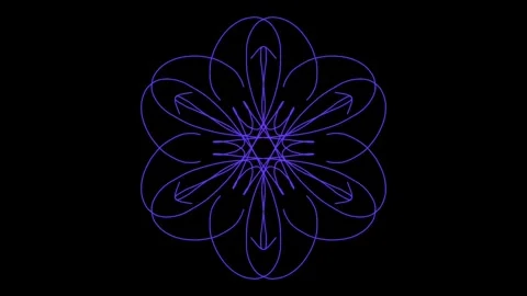 Visualization of numbers with Doodle. Pattern 2.d116.160 Stockbeeldmateriaal 334616923