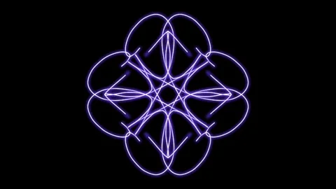 Visualization of numbers with Doodle. Pattern 2.d314.93 Stockbeeldmateriaal 334619295