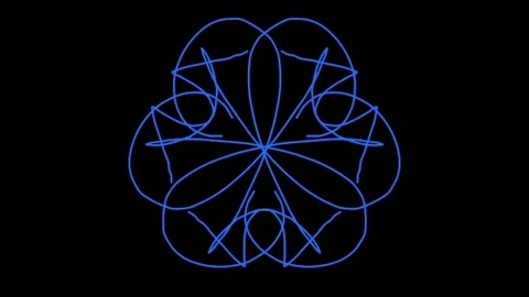 Visualization of numbers with Doodle. Pattern 2.e113.150 Видео 334623733