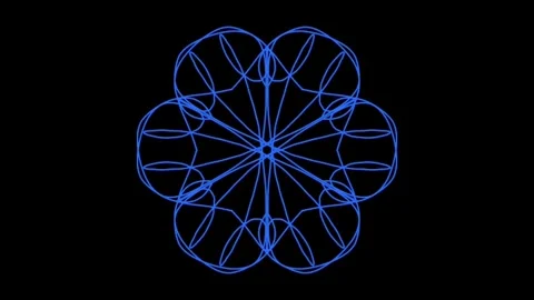 Visualization of numbers with Doodle. Pattern 2.e116.104 Stockbeeldmateriaal 334626552