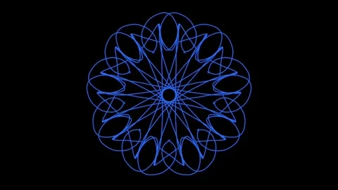 Visualization of numbers with Doodle. Pattern 2.e119.61 Видео 334627170