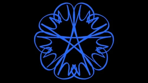 Visualization of numbers with Doodle. Pattern 2.e215.64 Stockbeeldmateriaal 334644781