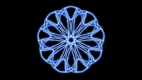 Visualization of numbers with Doodle. Pattern 2.e319.102 Video stock 334648564
