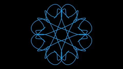 Visualization of numbers with Doodle. Pattern 2.f114.72 Stockbeeldmateriaal 334653150
