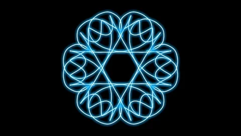 Visualization of numbers with Doodle. Pattern 2.f316.68 库存影片 334662847