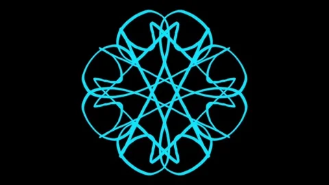 Visualization of numbers with Doodle. Pattern 2.g214.20 库存影片 334670471